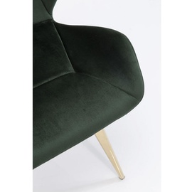Kare 2er Set KARE DESIGN Stuhl Viva Stoff Grün
