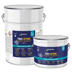 Bostik Tec E706 X-Coat 2K Multi Epoxidharz Beschichtung 10.5Kg Gebinde Teil A+B