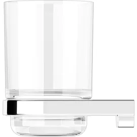 Keuco Zahnputzbecher Silber/Transparent