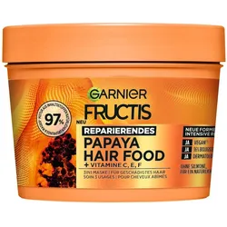 Garnier Fructis Reparierendes Papaya Hair Food 3in1 Maske für geschädigtes Haar Haarbalsam 400 ml 