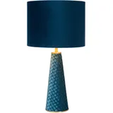 LUCIDE EXTRAVAGANZA VELVET - Tischlampe - Ø 25 cm - 1xE27 - Türkis