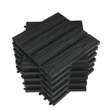 Woltu WPC Terra-Fliesen Anthrazit 30 x 30 cm 22 St.