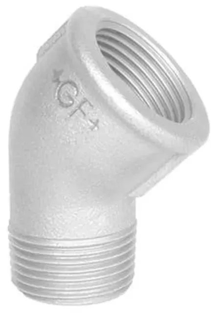 Elbow 45° galvanized med f 3
