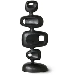 HKliving - Aluminium Skulptur, heavy black