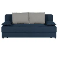 Roller Schlafsofa - cobalt - mit Staukasten
