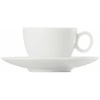 Thomas Porzellan Espressotasse Loft Weiss Espressotasse 2tlg., Porzellan bunt