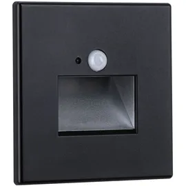 Paulmann Wandeinbauleuchte Edge Quadro 1,2W eckig schwarz