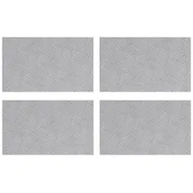 vidaXL Aluminium-Riffelbleche 4 Stk. Rutschfest 50x30 cm