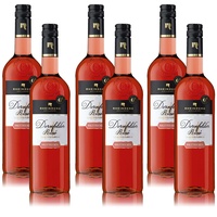 Rheinberg Dornfelder Rosé, halbtrocken, sortenreines Weinpaket (6x0,75l)