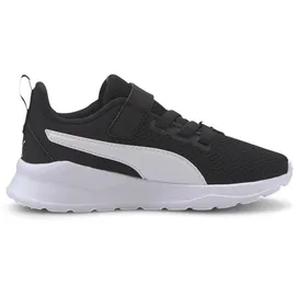 Puma Anzarun Lite AC PS Kinder Sneaker mit Klettverschluss black/white 30