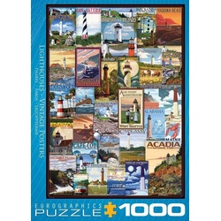 EUROGRAPHICS Puzzle Leuchttürme 1000 Teile, 1000 Puzzleteile