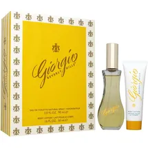 Giorgio Beverly Hills Eau de Toilette 90 ml + Body Lotion 50 ml Geschenkset (2024 Edition)