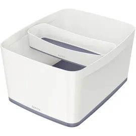 Leitz MyBox Aufbewahrungsbox 38,5 x 31,8 x 19,8 cm 1-tlg. weiß/grau