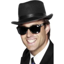Gangster Brille schwarz - OS