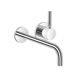 Dornbracht Meta Fertigmontageset 36863660-00 für Wand-Einhandmischer, Biegeradius von 90°, ohne Ablaufgarnitur, chrom