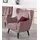 Andas Ohrensessel »Hemmink, Sessel, Loungesessel« mit Knopfheftung rosa