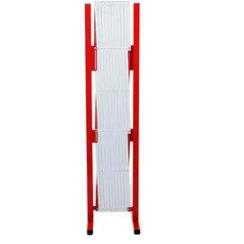 Mendler Scherengitter 36-300 x 153 cm Rot/Weiß