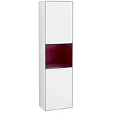Villeroy & Boch Finion Hochschrank F460HBGF 41,8x151,6x27cm, links, Regal Peony Matt Lacquer, Glossy white lacquer