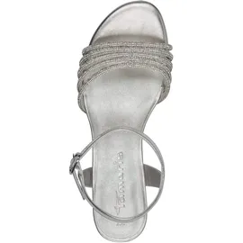 TAMARIS Blockabsatz-Sandaletten Damen Silber 40