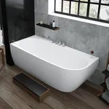 Hoesch iSENSI Eck-Badewanne, mit Schürze, 3855.010,