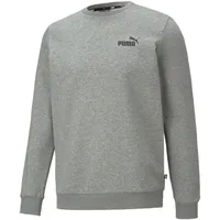 Puma Herren ESS Small Logo Crew Mittelgrau, He, M