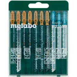 Metabo Stichsägeblattsortiment - SP 10-teilig, für Holz+Metall+Kunststoffe