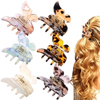 Beaupretty Haarspangen Schmetterling, Hair Claw Clip Butterfly Schmetterling Haarspange Haarklammern Damen Butterfly Für Mädchen 6pcs