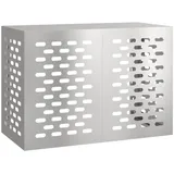 vidaXL Klimaanlagenabdeckung 100x50x70 cm Edelstahl