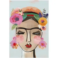 Reinders! Bild COLOURFUL Face, (BHT 50x70x2.20 cm) - bunt - BHT 50x70x2.20 cm