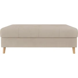 Home Affaire Polsterhocker CHARRE XXL 118 x 40 x 73 cm Beige