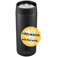 SILBERTHAL Thermobecher 0,35 l Schwarz 3 St.