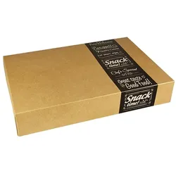 PAPSTAR 10 Transport- und Catering-Kartons "pure" eckig 8 cm x 31,3 cm x 46,4 cm "Good Food" mittel