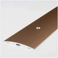 PROVISTON | Bergangs- | Aluminium 50 X 4 X 1000 mm Bronze Hell Bodenprofil Metallprofil Übergangsschiene
