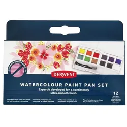 DERWENT Aquarell-Farbkasten Set