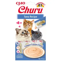 INABA Churu Katzenleckerli mit Thunfischgeschmack 4x14g
