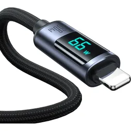 Joyroom Prism Series A16 USB-C - USB-A Cable 66W 1.2m Schwarz