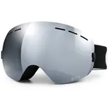 YEAZ Ski- Snowboardbrille ohne Rahmen silber verspiegelt XTRM-SUMMIT