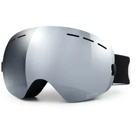 YEAZ Ski- Snowboardbrille ohne Rahmen silber verspiegelt XTRM-SUMMIT