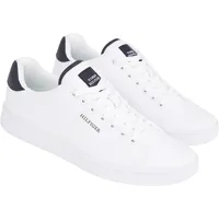 Tommy Hilfiger Herren Cupsole Sneaker Schuhe, Weiß (White), 43