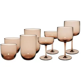 Villeroy & Boch like. by Villeroy & Boch Komplett-Gläser-Set, Braun, Glas, Essen - Trinken, Gläser, Gläser-Sets