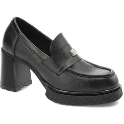 Schwarze Halbschuhe Armodo Absatzschuhe, 36