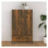 furnicato Highboard Räuchereiche 70 x 31 x 115 cm Beistellschrank mit Stauraum (1 St) braun