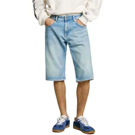 Pepe Jeans Herren. PM801081ID0 Kurzer STRAIGHT CASH blau 29 Lässig, Baumwolle, Denim
