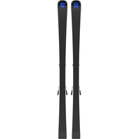 SALOMON Herren All-Mountain Ski E S/MAX 10 + M12, Black/White/Race Blue, 165