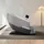 360Home Massagesessel Zero-Gravity Kunstleder 73 x 106 x 140 cm Grau