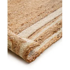 benuta Kunstloft Teppich, Weiß, Naturmaterialien, Beton Optik, Rechteckig, 160x1 cm, Gots, für Fußbodenheizung geeignet, Teppiche & Böden, Teppiche