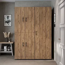 roomartstore.de Waschmaschinenschrank DORA 130 x 230 x 74 cm Beige