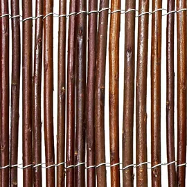Karat Sichtschutzmatte 90 x 300 cm Braun Holz