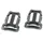 Tatonka Chest BeltBuckle 20/20mm(pair), schwarz