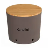 Magu Vorratsdose Kartoffel Ø 23 cm Kunststoff Grau Schiefer